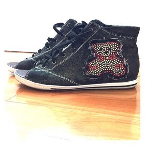 Sergio Todzi Open toe Black Denim Sneakers Euro40